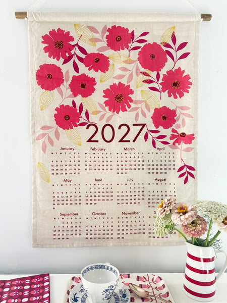 2027 Tea Towel Calendar - PREORDER