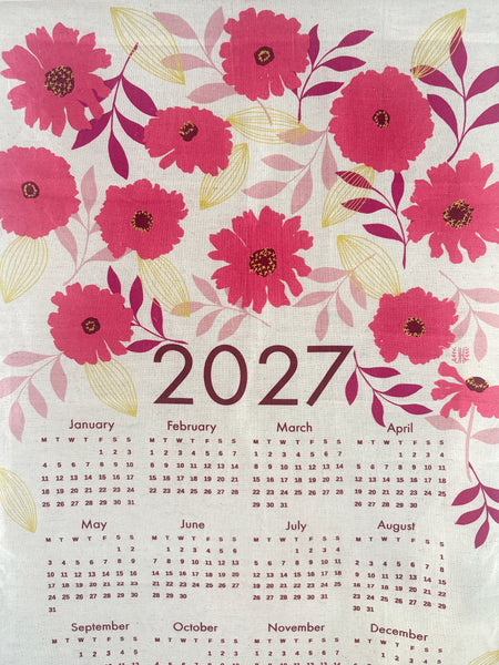 2027 Tea Towel Calendar - PREORDER