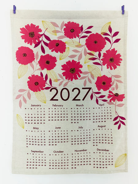2027 Tea Towel Calendar - PREORDER