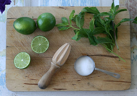 Minted Limeade Ingredients