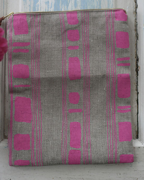 Pink Stripes and Squares box
