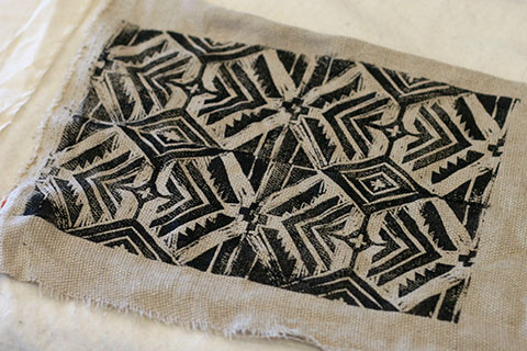 Jen Hewett Block Printing Class