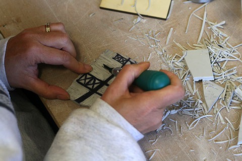 Jen Hewett: Block Printing Class at Yonder Shop