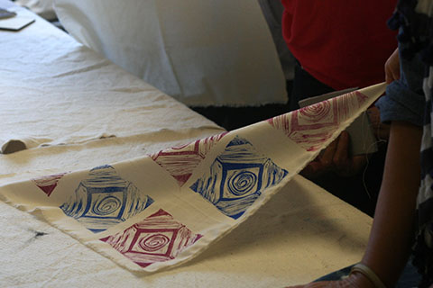 Jen Hewett: Block Printing Class at Yonder