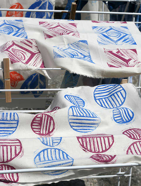 Jen Hewett: Block Printing Class at Yonder