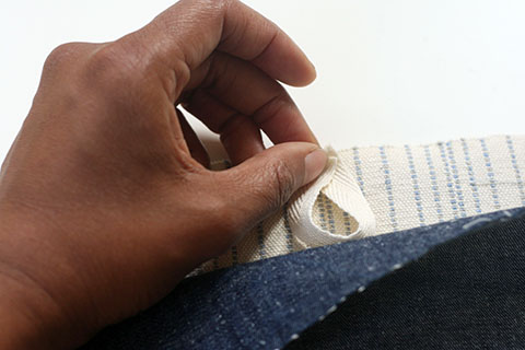 Sashiko and Denim Potholder Tutorial by Jen Hewett 