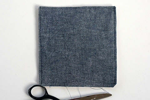 Sashiko and Denim Potholder Tutorial by Jen Hewett 