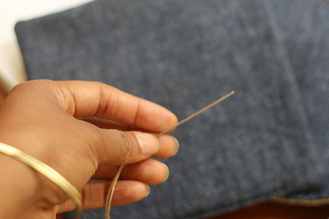 Sashiko and Denim Potholder Tutorial by Jen Hewett 