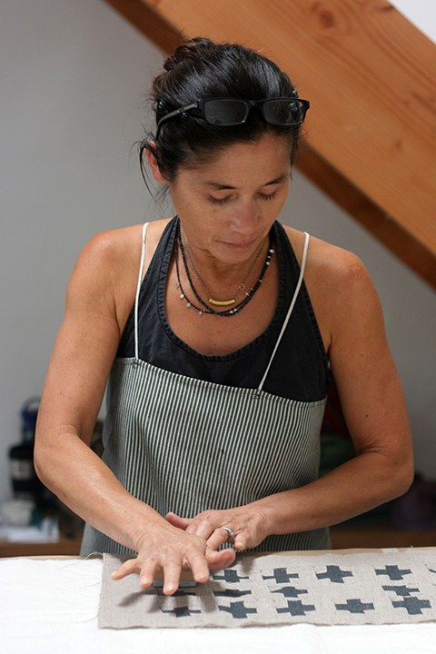 Block printing class at Handcraft Studio School with Jen Hewett