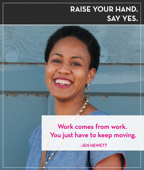 Raise Your Hand. Say Yes. Podcast with Tiffany Han and Jen Hewett
