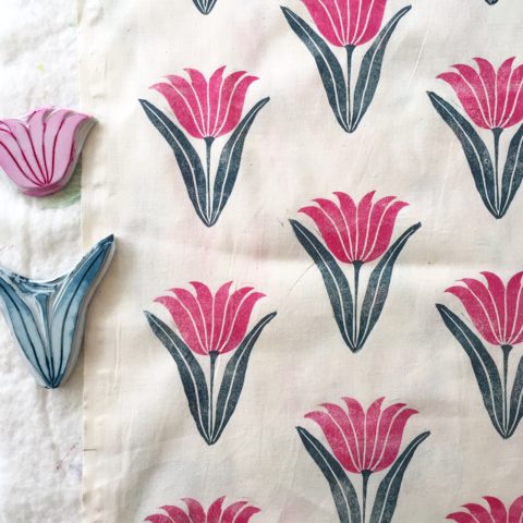 Tulips Print by Jen Hewett