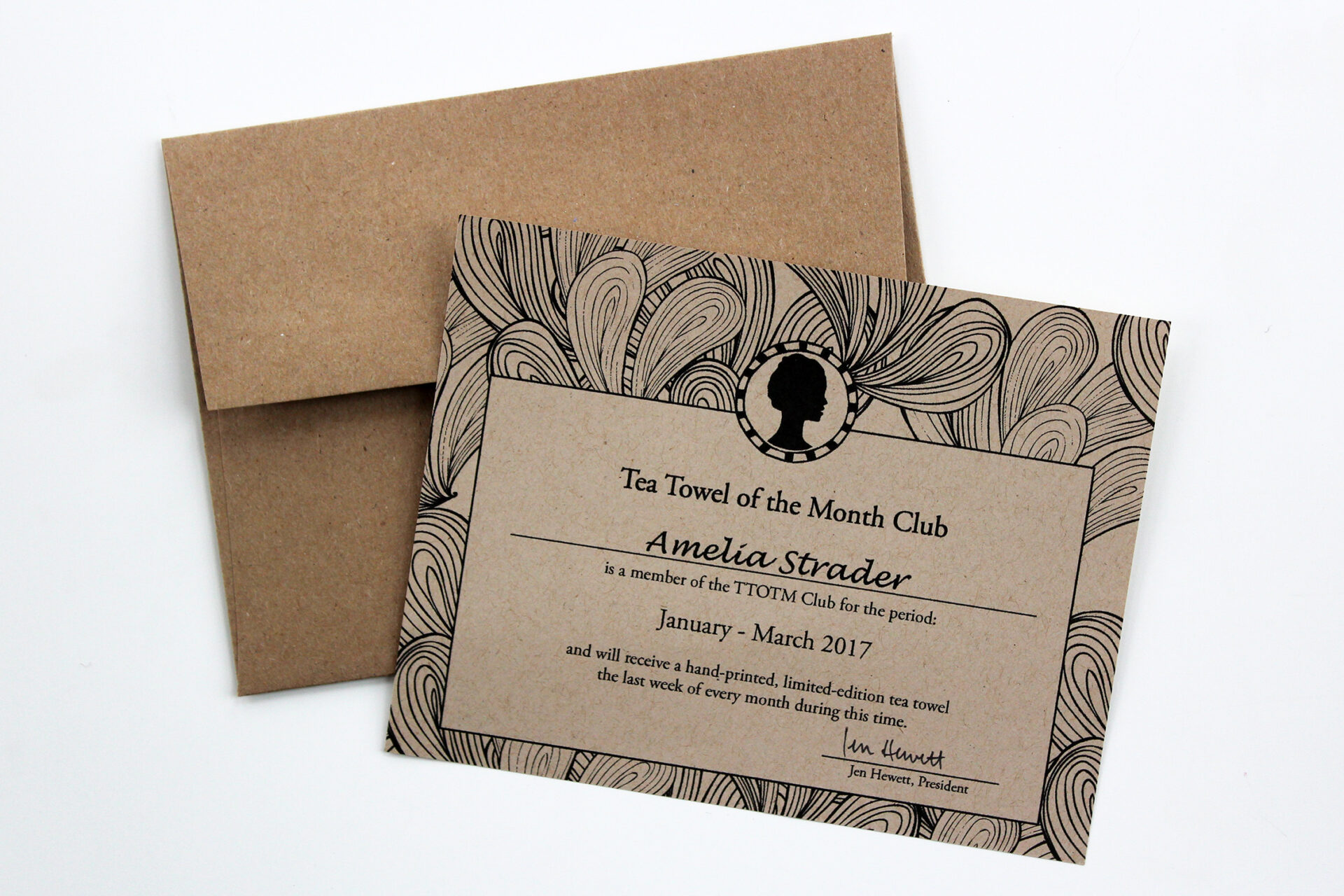 Tea Towel of the Month Club! Jen Hewett