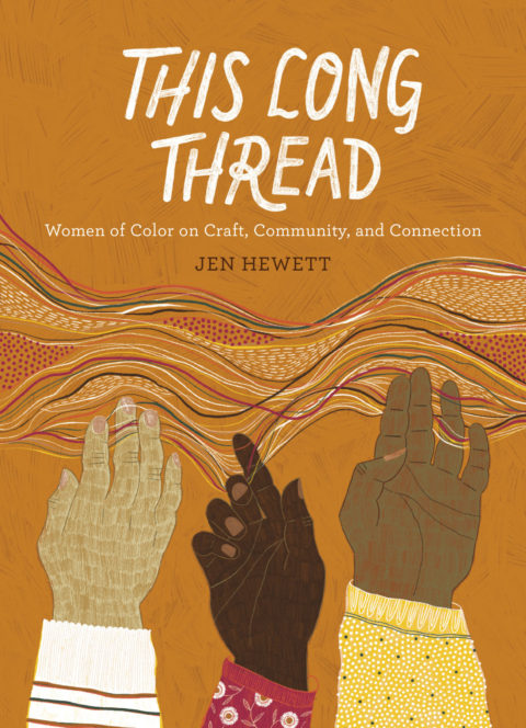 Cover of This Long Thread, book by Jen Hewett, cover illustration and design by Meenal Patel
